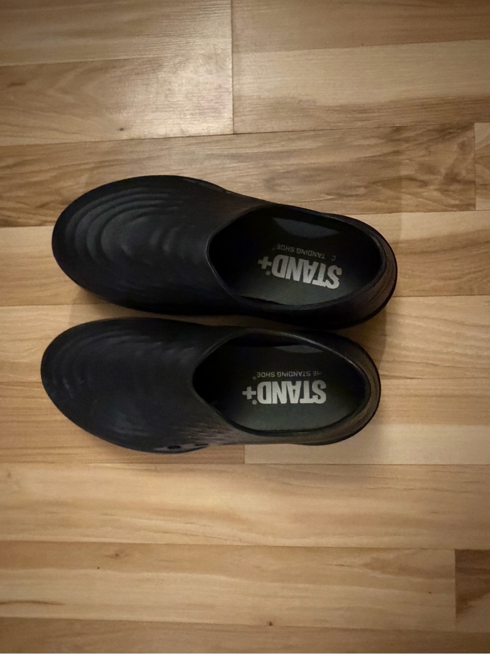 Stand+ Black Slip-On Men’s Work Clog